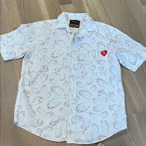 Men’s small button down shirt